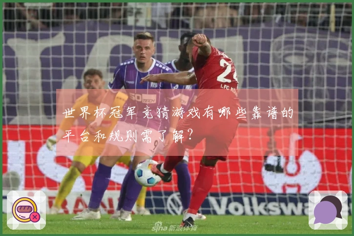 世界杯冠军竞猜游戏有哪些靠谱的平台和规则需了解？