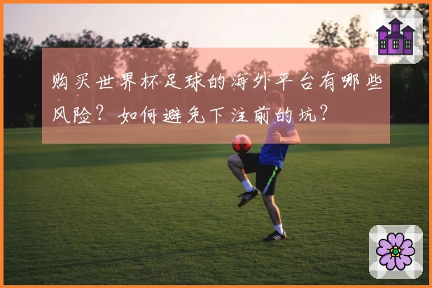购买世界杯足球的海外平台有哪些风险？如何避免下注前的坑？